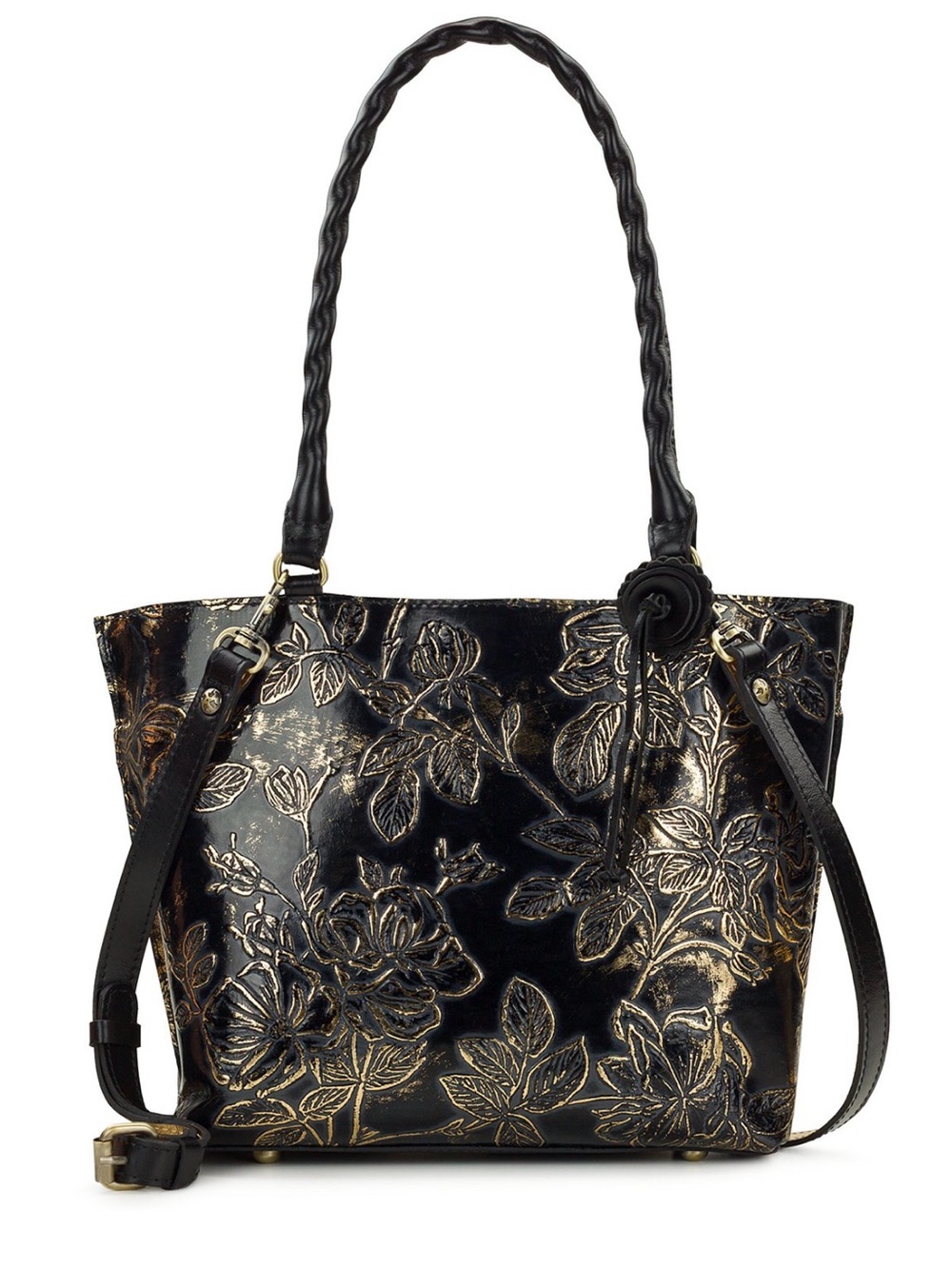 Patricia Nash Alexia metallic floral Tote Bag - Picture 3 of 17